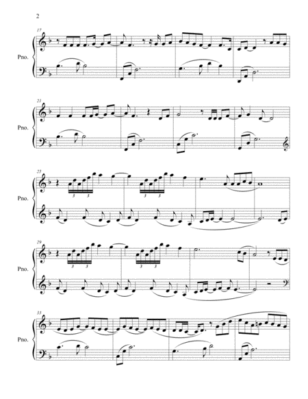 White Flag Piano Solo Page 2