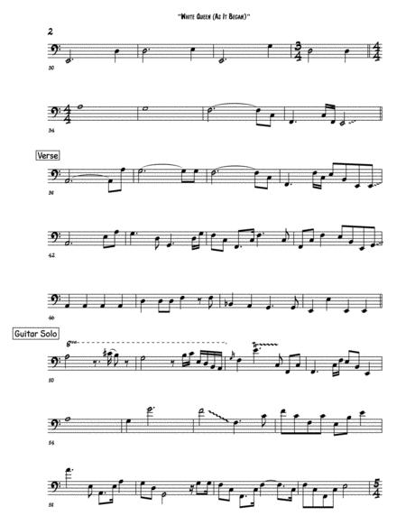 White Queen As It Began Bass Guitar Page 2