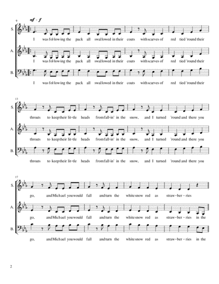 White Winter Hymnal Sab A Cappella Page 2