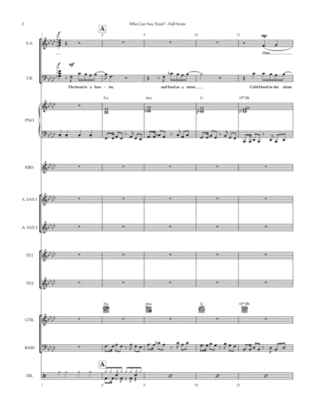 Who Can You Trust Combo Parts For Satb Choral Page 2