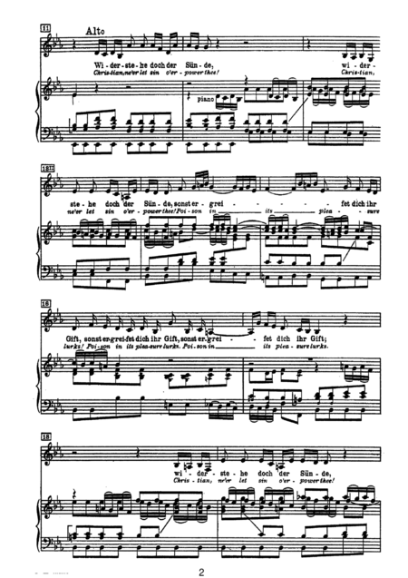 Widerstehe Doch Der Snde 1714 Bwv 54 Page 2