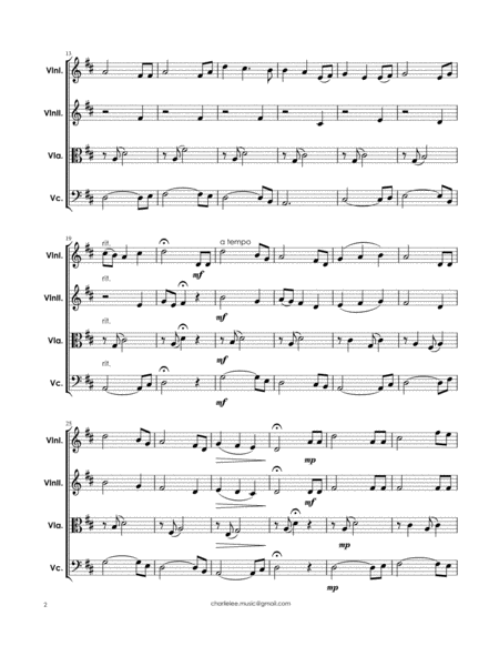 Wiegenlied Cradle Song Brahms Lullaby Page 2