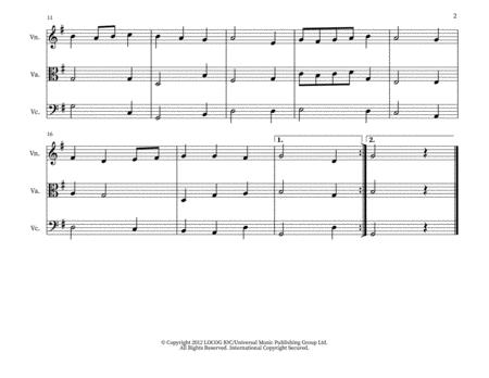 Wilhelmus Van Nassouwe National Anthem Of The Netherlands String Trio Page 2