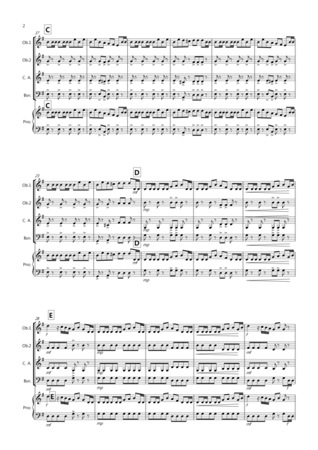 William Tell Overture For Double Reed Quartet Page 2