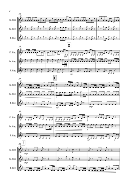 William Tell Overture For Recorder Trio Page 2