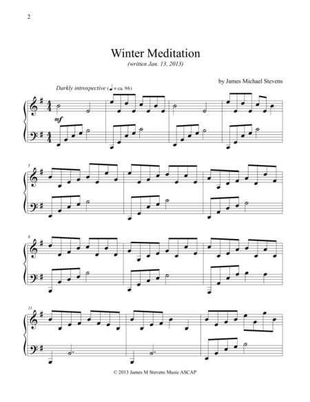 Winter Meditation Page 2