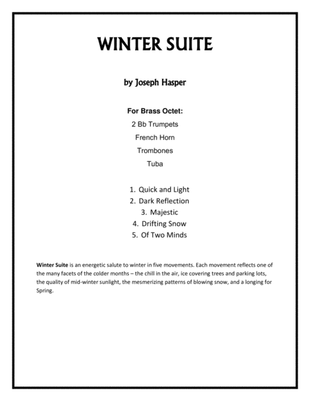 Winter Suite Brass Quintet Page 2