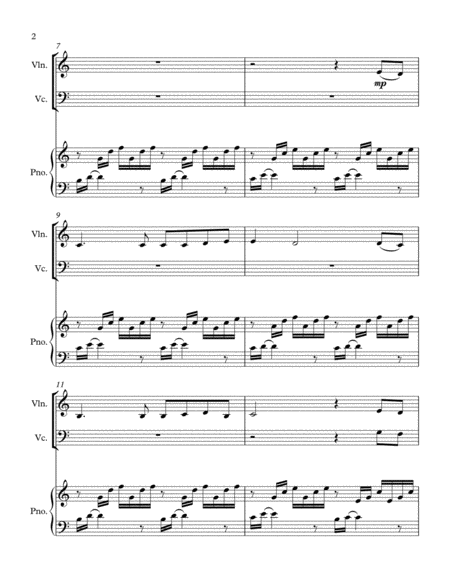 Winter White For Harp And Violin Page 2