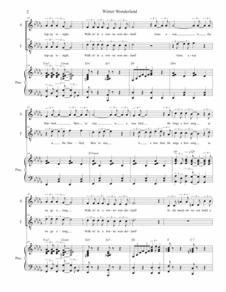 Winter Wonderland Duet For Soprano And Tenor Solo Page 2