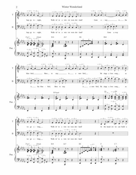 Winter Wonderland Duet For Tenor And Bass Solo Page 2