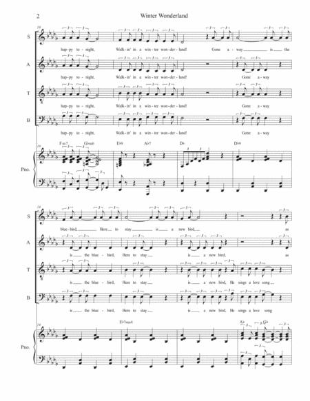 Winter Wonderland For Vocal Quartet Satb Page 2