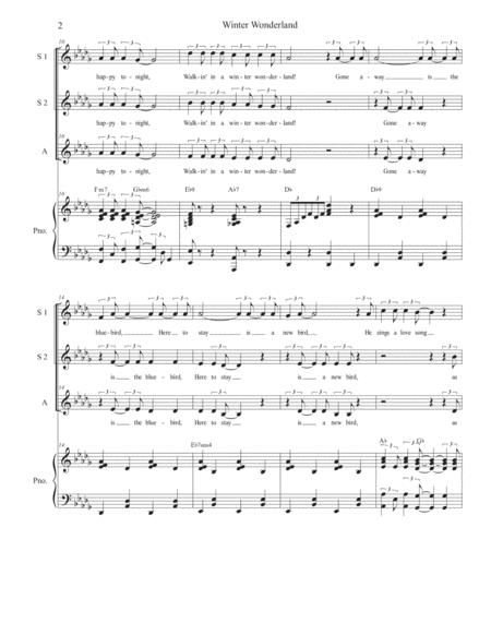 Winter Wonderland For Vocal Trio Ssa Page 2