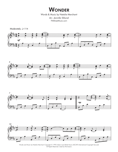 Wonder Intermediate Piano Page 2