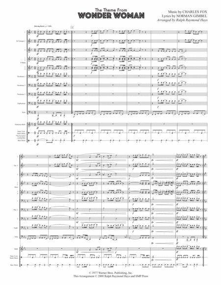 Wonder Woman Theme For Brass Choir And Percussion Page 2