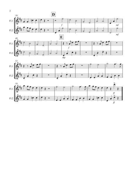 Wonderful Christmastime For Flute Duet Page 2