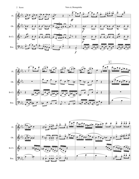 Woodwind Quartet Tango By Ernesto Nazareth Page 2