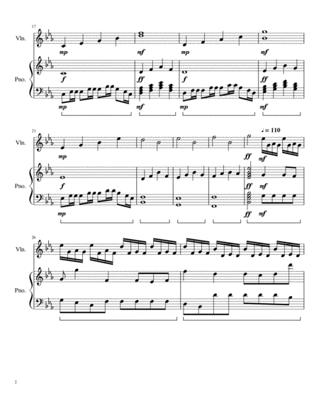 World Melody Violin And Piano Page 2