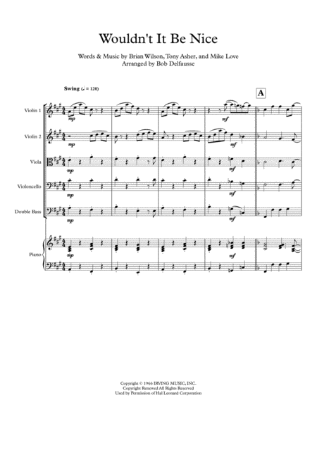 Wouldnt It Be Nice For String Orchestra Page 2