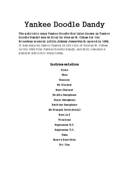 Yankee Doodle Dandy For Marching Band Page 2