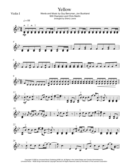 Yellow String Duo For String Duo Page 2