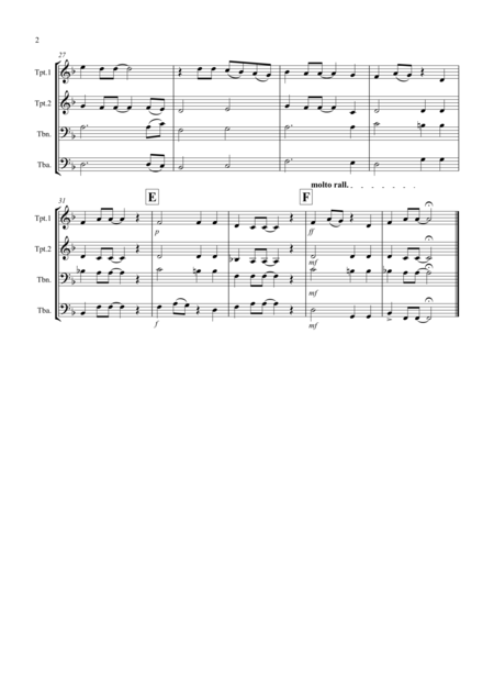 Yesterday For Brass Quartet Page 2