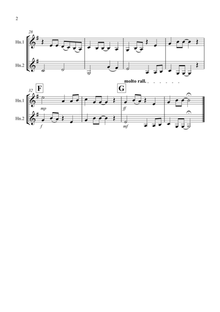 Yesterday For French Horn Duet Page 2