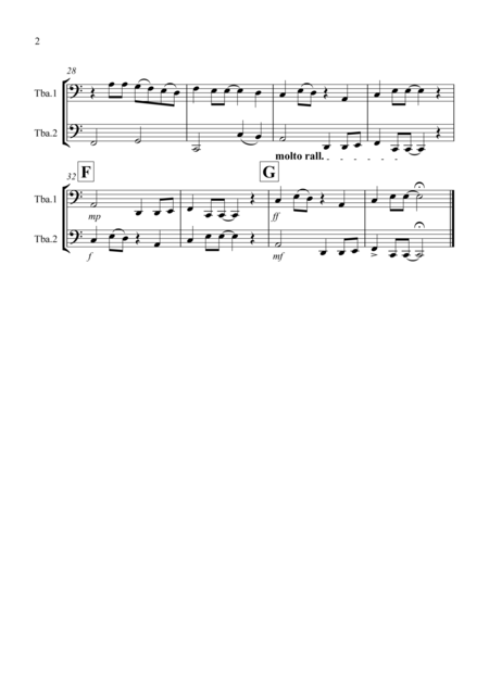Yesterday For Tuba Duet Page 2