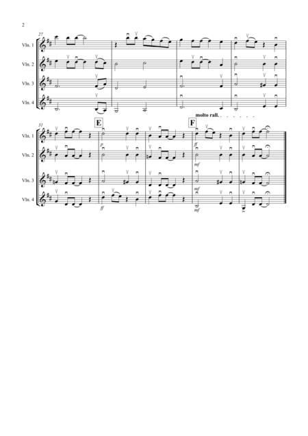 Yesterday For Violin Quartet Page 2