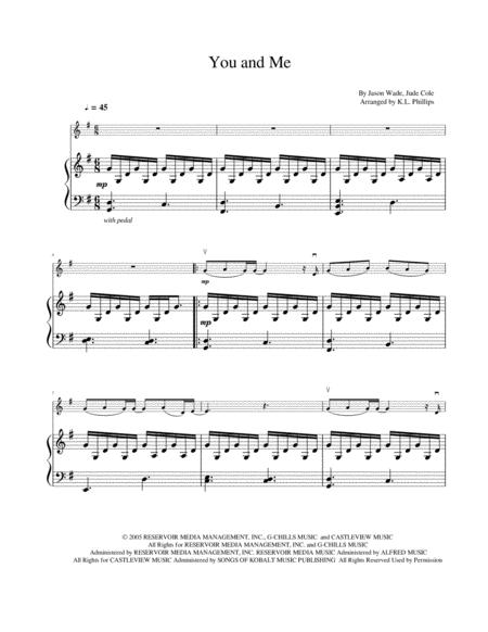 You And Me Violin Solo With Piano Accompaniment Page 2