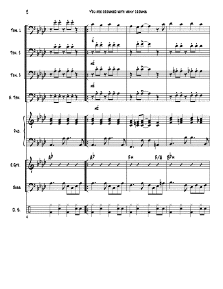 You Are Crowned With Many Crowns Trombone Praise Page 2