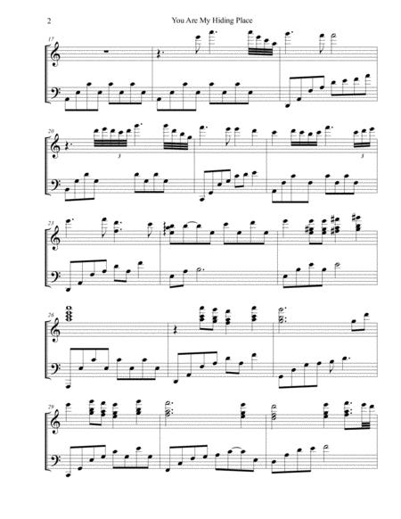You Are My Hiding Place Selah Michael Ledner Sheet Music Piano Page 2
