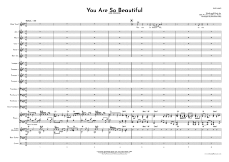 You Are So Beautiful Joe Cocker Big Band Page 2