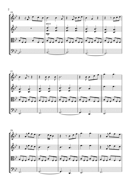 You Are The Reason String Quartet Page 2