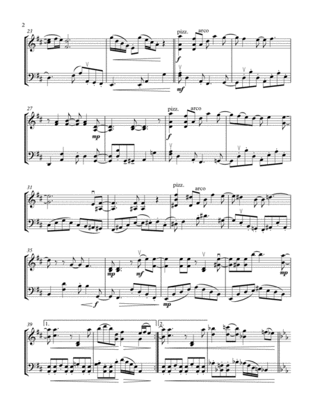 You Are The Sunshine Of My Life String Duo Page 2