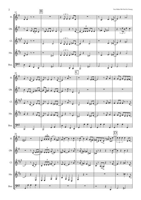 You Make Me Feel So Young For Wind Quintet Page 2