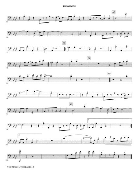 You Make My Dreams Arr Kirby Shaw Trombone Page 2