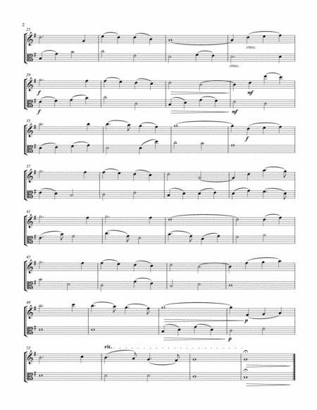 You Raise Me Up By Josh Groban Violin Viola Duet Page 2