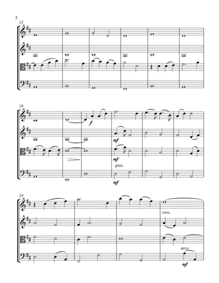 You Raise Me Up By Josh Groban Wedding String Quartet Page 2