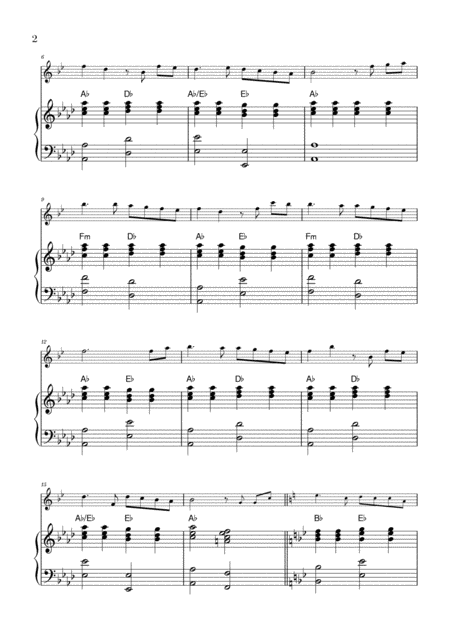 You Raise Me Up For Trumpet And Piano A Flat Major Page 2