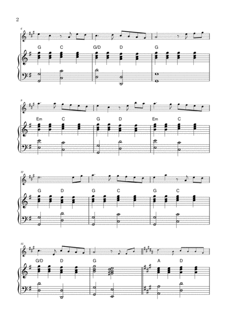 You Raise Me Up For Trumpet And Piano G Major Page 2