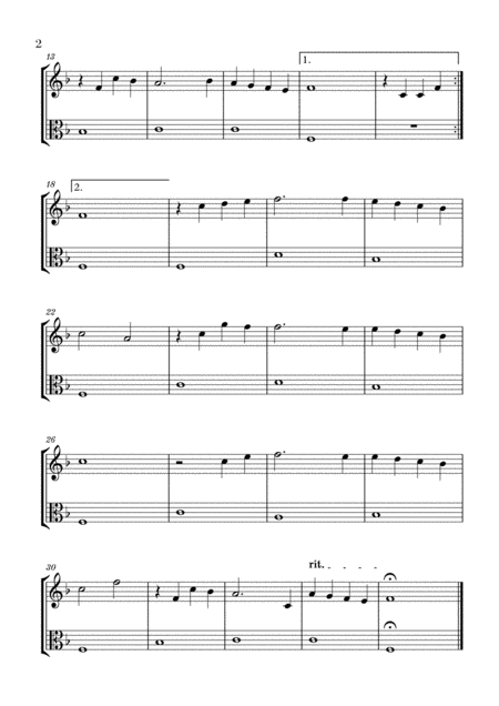 You Raise Me Up For Violin And Viola Easy Page 2