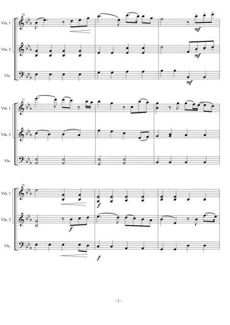 You Raise Me Up Josh Groban Arranged For String Trio Page 2