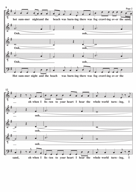 You Took The Words Right Out Of My Mouth A Cappella Page 2