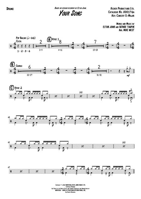 Your Song Drums Page 2