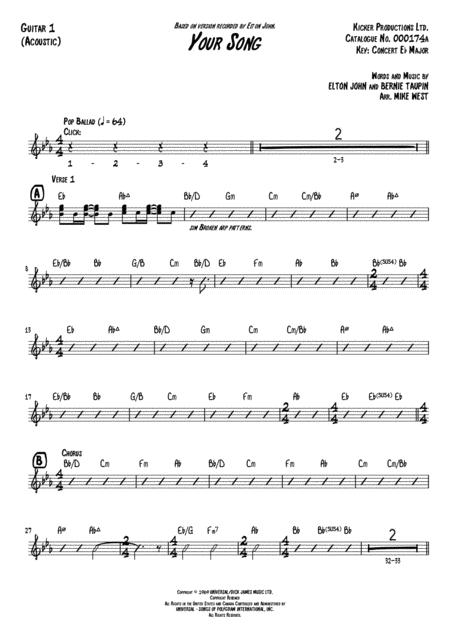 Your Song Guitar Page 2