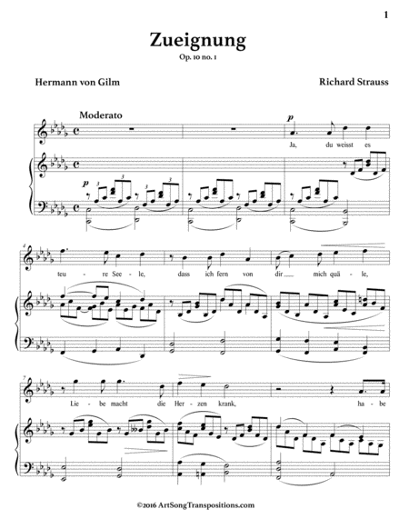 Zueignung Op 10 No 1 D Flat Major Page 2