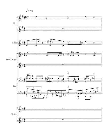 03 Pista Terremoto Sheet Music