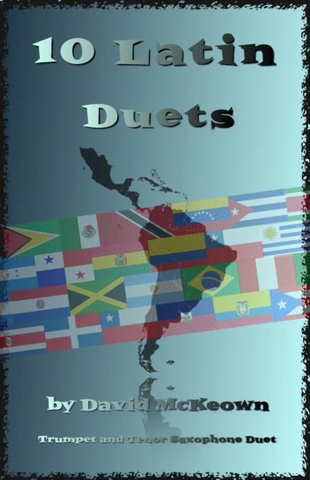 Free Sheet Music 10 Latin Duets For Trumpet And Tenor Saxophone