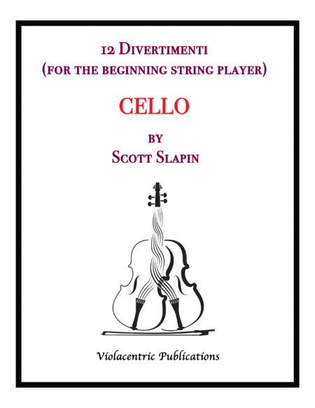 12 Divertimenti For Cello Sheet Music