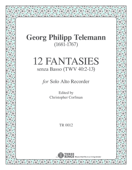 12 Fantasies Sheet Music